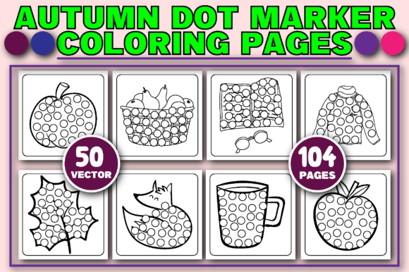 Autumn Dot Marker Activity Book Vol 1