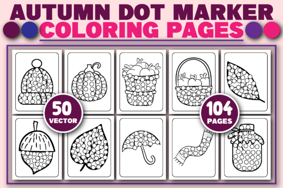 Autumn Dot Marker Activity Book Volume 2 Guide