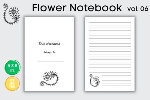 Flowe Notebook Journal Vol. 05: Elegant KDP Interior