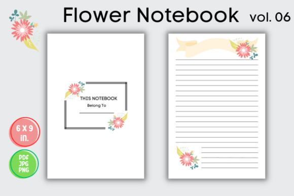 Flower Notebook Journal Vol. 07 – Lined Notebook for Creators