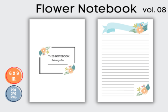 Flower Notebook Journal Vol. 08 – A Thoughtful Tool for Modern Creators and Professionals