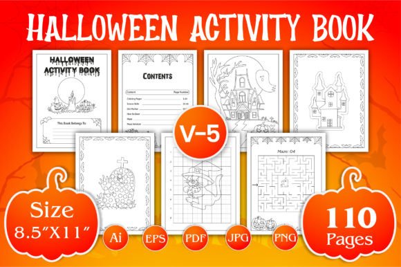 Halloween Activity Book for KDP Vol-5