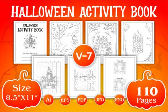 Halloween Activity Book for KDP Vol-7