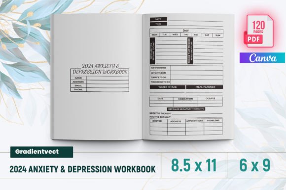 KDP 2024 Anxiety Depression Workbook