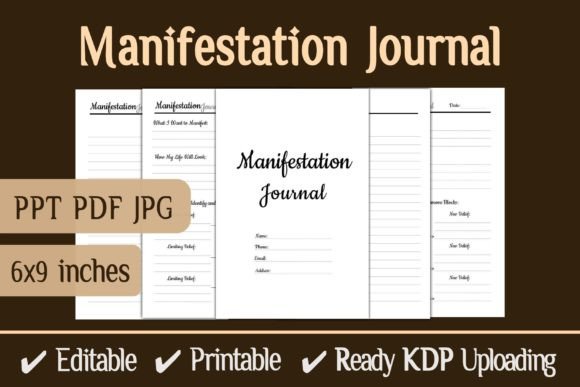 Manifestation Journal • KDP Interior: A Complete Guide to Creating High-Impact Low-Content Books
