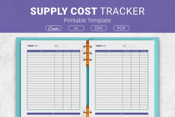 Supply Cost Tracker Printable Template: A Practical Tool for Managing Your Expenses