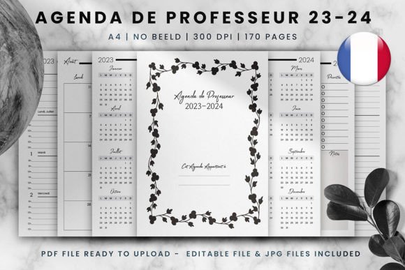 Teacher Planner 2023-2024 French Edition: A Practical Guide