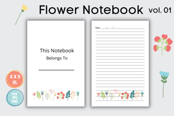 The Flower Notebook Journal: A Versatile Tool for Creative Expression and Low-Content Publishing