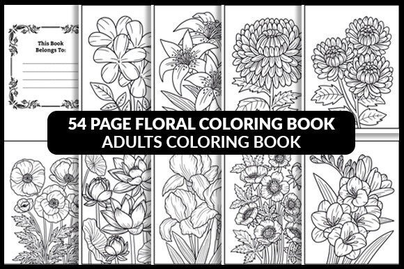 The Rise of Flowers Adult Coloring Book for KDP: A Creative and Profitable Digital Product