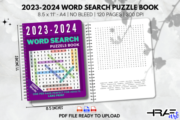 The Ultimate Word Search Puzzle Book for Adults KDP: Large Print, 100 Themed Puzzles for Mental Fitness and Relaxation